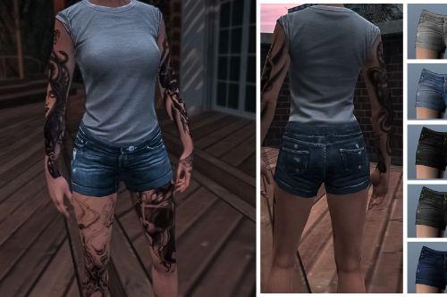 recolored shorts | texture | MP female