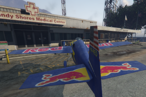 Red Bull stunt plane