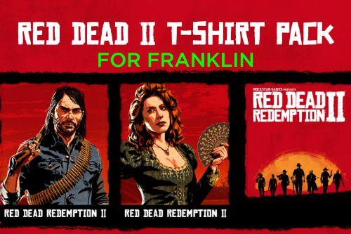 Red Dead II T-shirt pack for Franklin