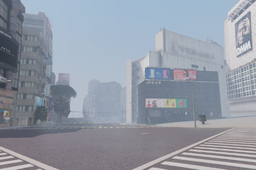 Remove Shibuya Street Barriers + Unfinished Extras (replace) SP