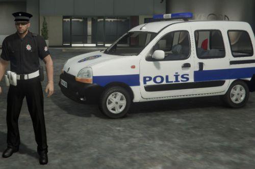 Renault Kangoo Polis Aracı 4K