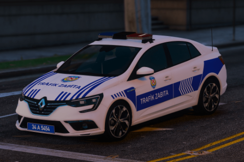 Renault Megane IV Trafik Zabita Turkish Police