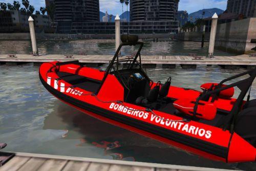 Rescue Boat portuguese firefighters
