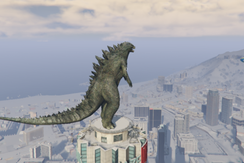 Retextured Godzilla (no blue dorsal plates)