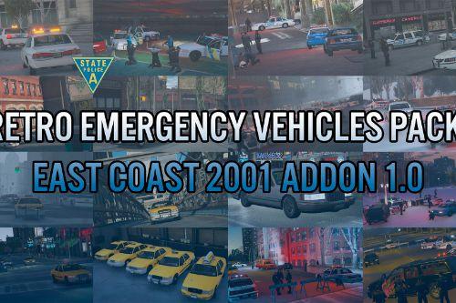 Retro Emergency Vehicles Pack : East Coast Addon (2001) [Add-On | LODs]