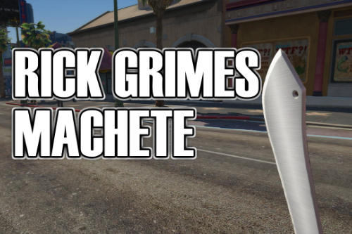 Rick Grimes Machete (Red Handle) (The Walking Dead)