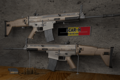[RoN] FN SCAR-H (4 Versions)