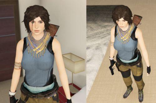 Shadow Of The Tomb Raider Lara Croft enhanced textures + wardrobe