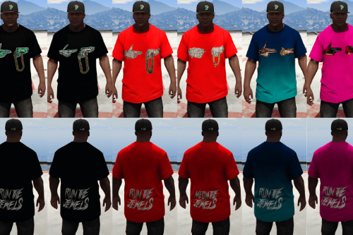 Run The Jewels T-shirt Pack for Franklin