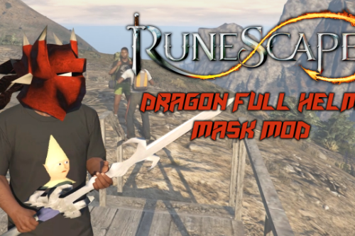 RuneScape Mask Mod - Dragon full helm 