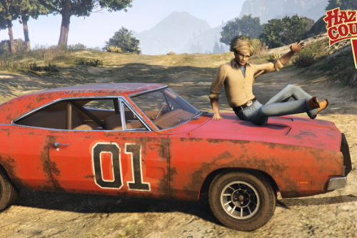 Rusty/Barnfind General lee Livery for OhiOcinu's 69 Charger