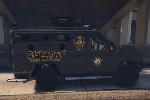Sacramento County Sheriff SWAT Bearcat 