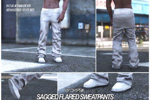 Sagged Flared Sweatpants [MP Male]
