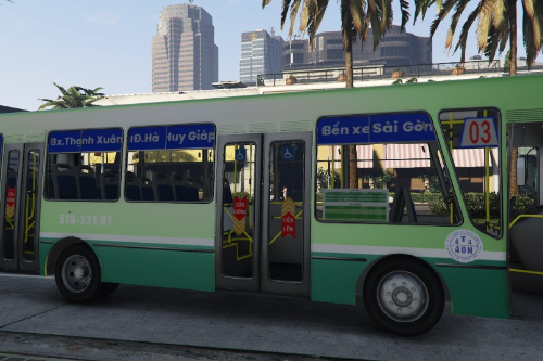 SaigonBus Replace bus in vietnam Paintjob