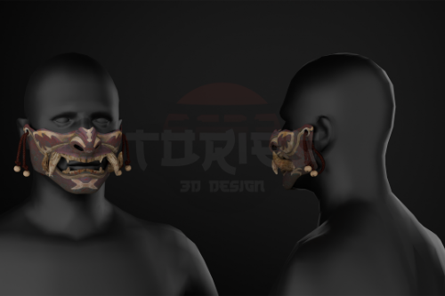 Samurai Oni Mask