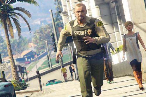 San Andreas Sheriff's Deputy w/ Armour San Andreas Sheriff's Deputy w/ Armour