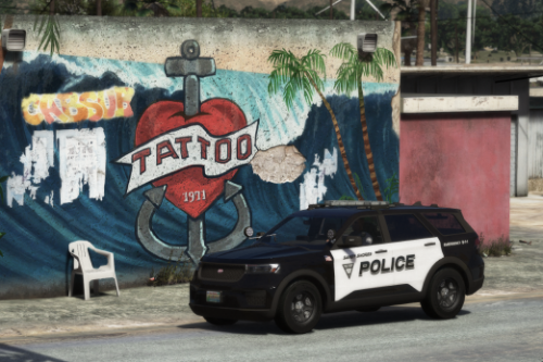 Sandy Shores Vapid Scout Police Utility (Style 2)