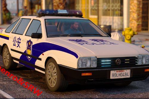 Volkswagen Santana Chinese Police Car