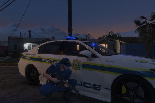 SAPS FLYING SQUAD Lexus gs350 SKIN (South African Police Service)