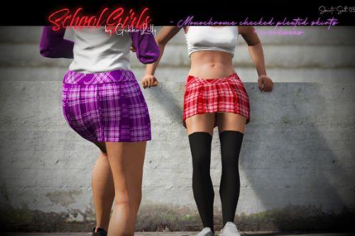 School Girls - skirt + overknees for MP Female