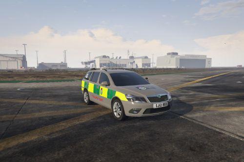 Scottish Ambulance EMRS Trauma Team Road Response Vehicle