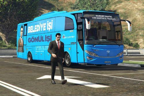 Seçim Otobüsü - President Bus [Replace] - [Fivem]
