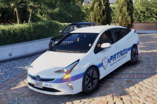 Security variant of the Toyota Prius used by Merryweather Security guards [Paintjob | Replace]