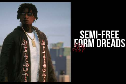 Semi Free Form Dreads For MP Male
