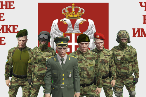 Serbian Army Uniform for MP Male 