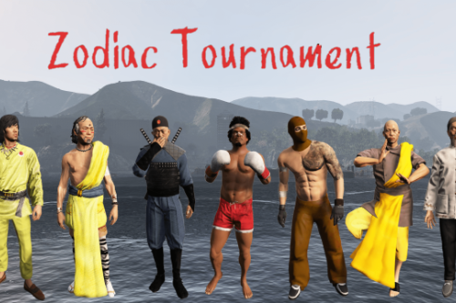 Zodiac Tournament Fighter Ped Pack (Sleeping Dogs/Dead Rising 3 Tribute) 