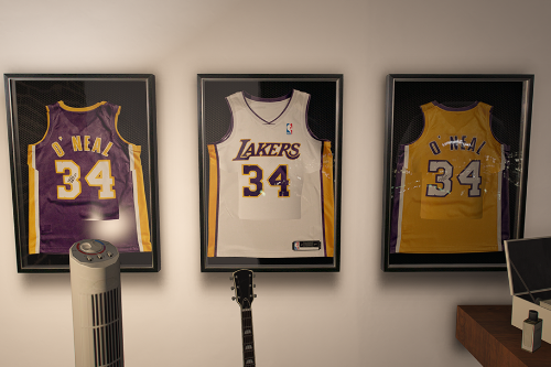 Shaquille O'Neal Lakers Wall Jerseys