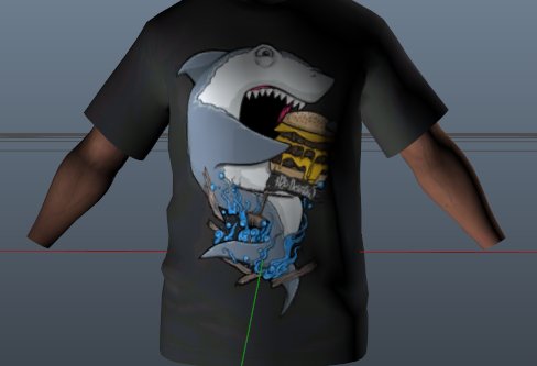 Shark Eating a Cheeseburger T-Shirt