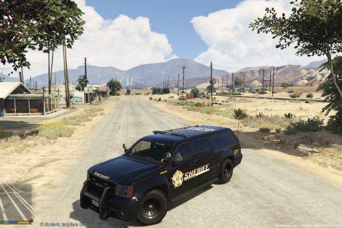Sheriff Black Style Cruiser and SUV 