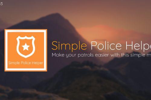 Simple Police Helper Menu 