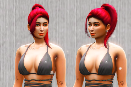 Sims 4 Custom Female x34 [Add-On Ped] 