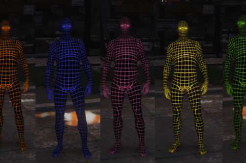 Singleplayer Wireframes Bodysuits [MENYOO]