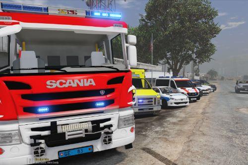 Swiss GE Police, Firetruck & Ambulance Sirens