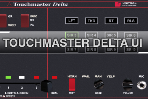 SirenMaster Touchmaster Delta UI