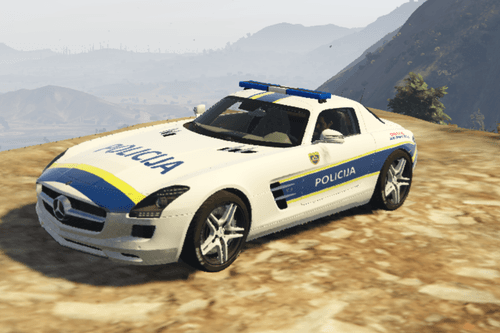 Slovenska policija Mercedes-Benz SLS AMG 6dac59 policija1