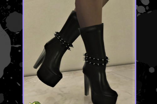 SM Sims Honey | Notos Spiked Boots for MP Female 