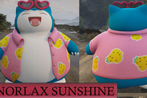 Snorlax Sunshine Pokemon [Add-On Ped / FiveM] 