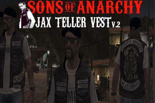 SoA "Jax" Lil Joes Leather Vest And Samcro T-shirt