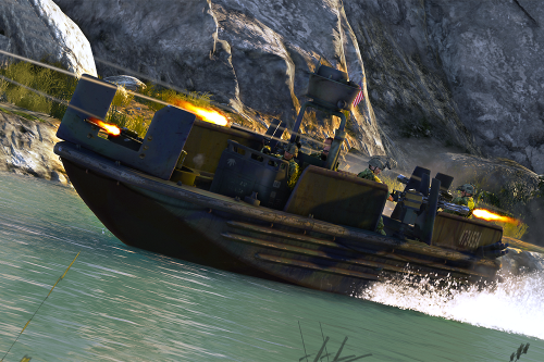 Special Operations Craft - Riverine [New Addon Version | Replace | 4 Turrets]
