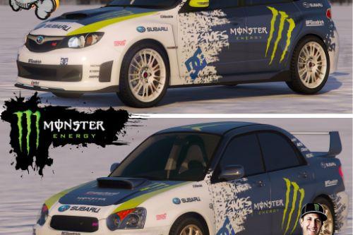 [Subaru Impreza WRX STI] Monster / Ken Block Livery