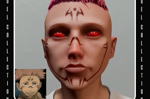 Sukuna Makeup for Mp Freemode