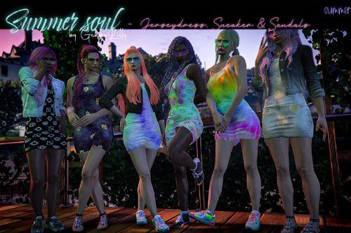 Summer Soul - Jerseydress, Sneaker & Sandals for MP female