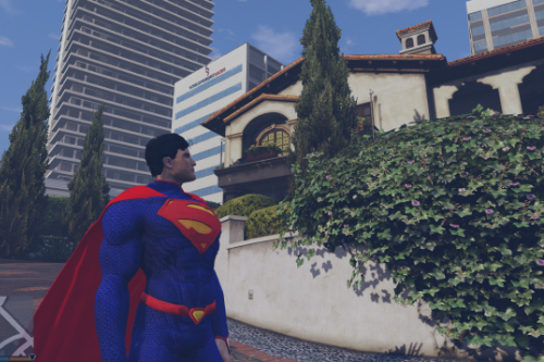Superman retextured