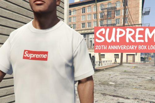 Supreme 20th Anniversary Box Logo Tee Shirt Pack