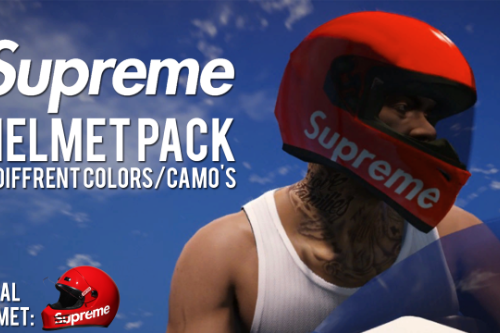Supreme Helmet pack for Franklin (Multiple Colors & Camo's)
