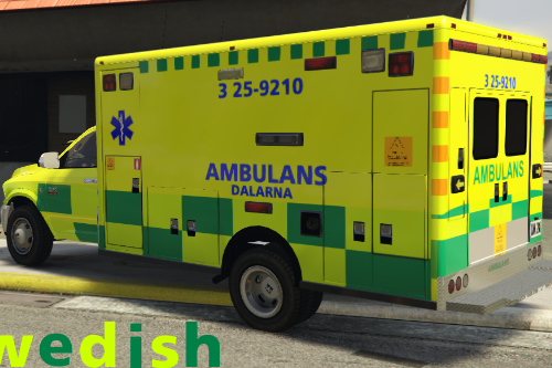 | Swedish | Chevrolet | Ambulance| 2012